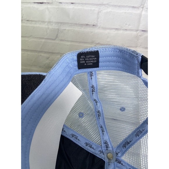 Cliff Raven Artwear Pinup Ed Hardy Tattoo Embroidered Mesh Back Snapback Hat Cap - Picture 9 of 9